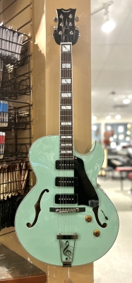 Dean Palomino Hollowbody Electric Guitar, Sea Green